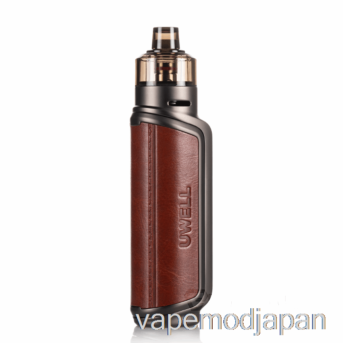 Vape Mod Uwell Aegros P1 80w ポッド Mod キット赤茶色